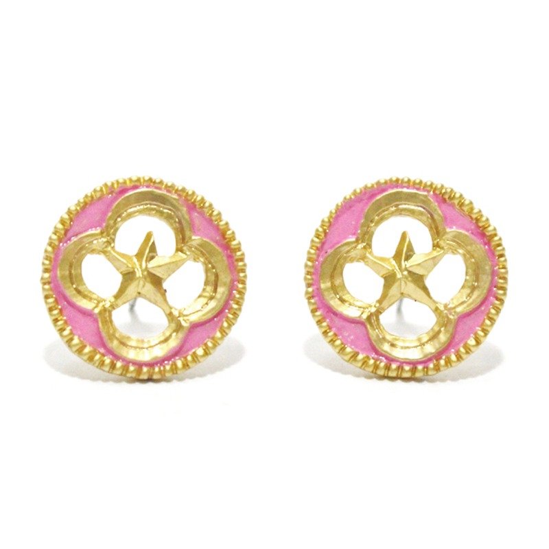 Forka Focus / Earrings PA 400 - Earrings & Clip-ons - Other Metals Pink