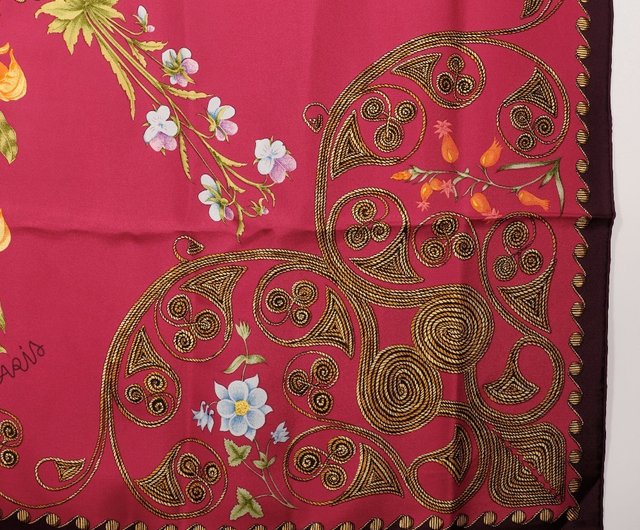 日本直送】エルメス HERMES カレ90 スカーフ ARABESQUES アラベスク