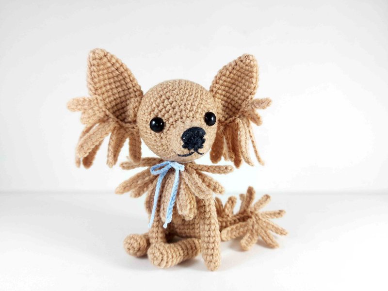 Dog Crochet Pattern Chihuahua Amigurumi Dog Pattern Chihuahua Long Haired Dog - DIY Tutorials ＆ Reference Materials - Other Materials 