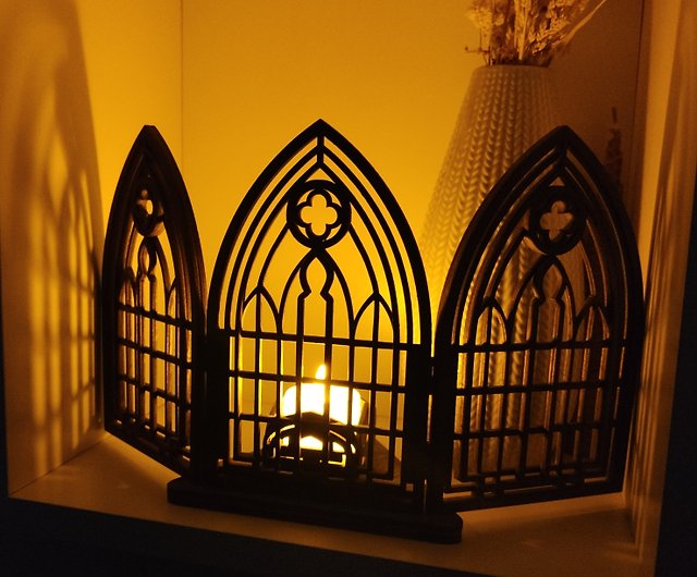 Tealight Holder Gothic Decorative Candelabra Candlestick Candle