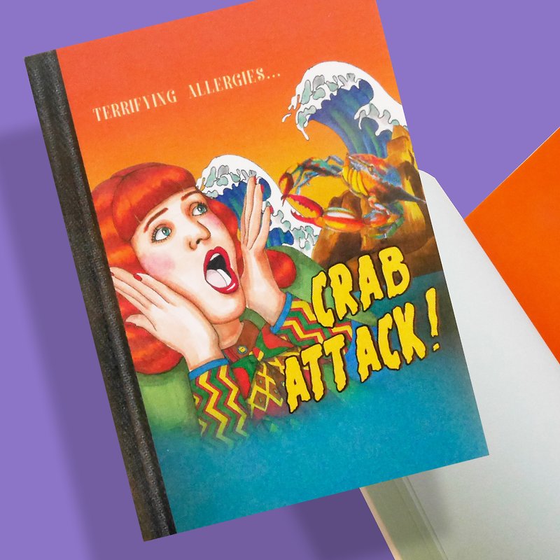 Crab Attack! - Colorful Booklet - Notebooks & Journals - Paper Orange