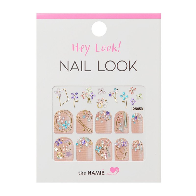 【DIY Nail Art】Hey Look Nail Art Decorative Art Sticker Small Wildflower - Nail Polish & Acrylic Nails - Paper Gold