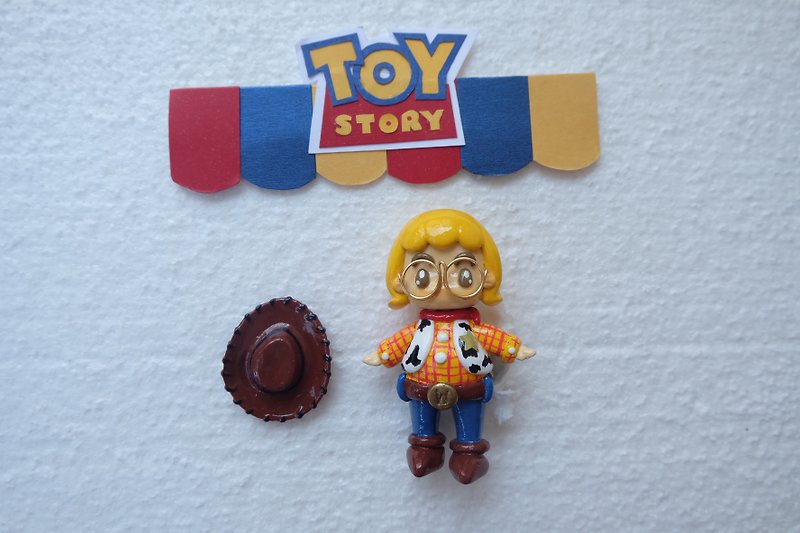 sleepinghandmade [You are the forever cowboy in my heart] woody yellow-haired Woody - Items for Display - Other Materials Multicolor
