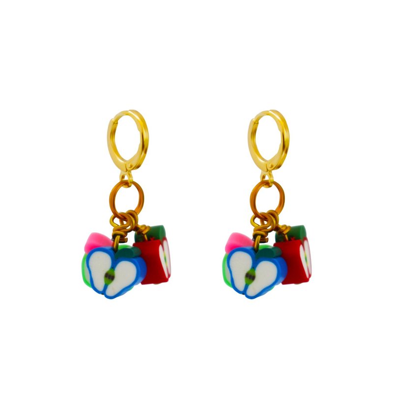Apple Cluster Earrings | by Ifemi Jewels - 其他 - 其他材質 金色