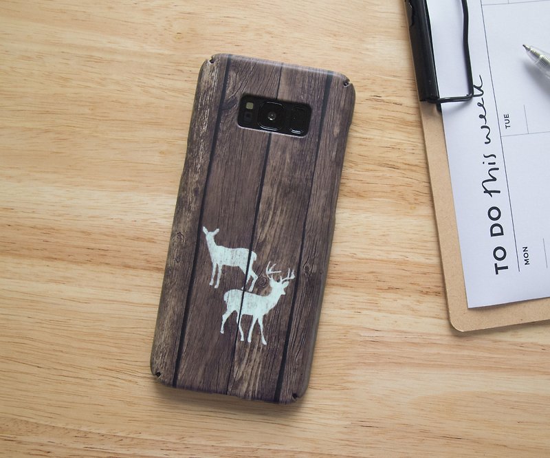 Deers iPhone case 手機殼 เคสกวาง - Phone Cases - Plastic Brown
