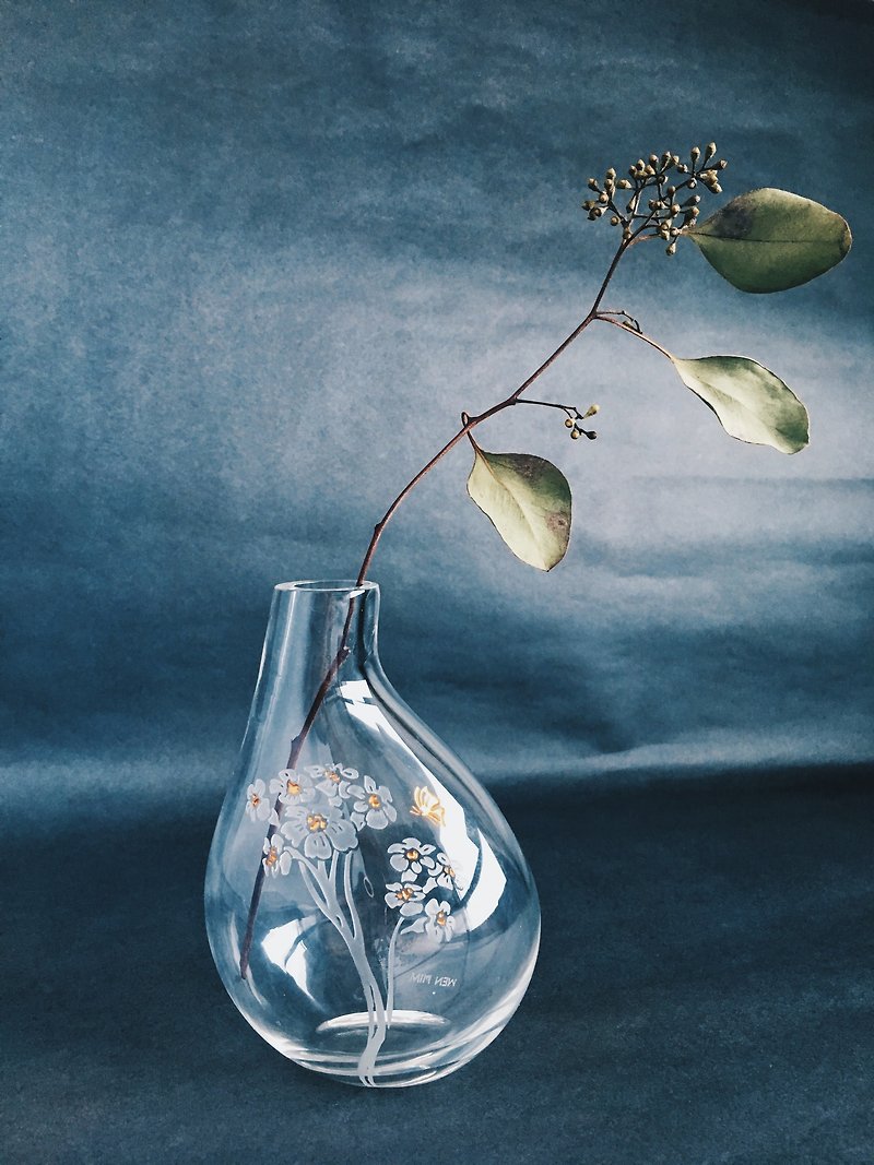 Venus Healing Handmade Mouthblown Glass Vase - เซรามิก - แก้ว สีทอง
