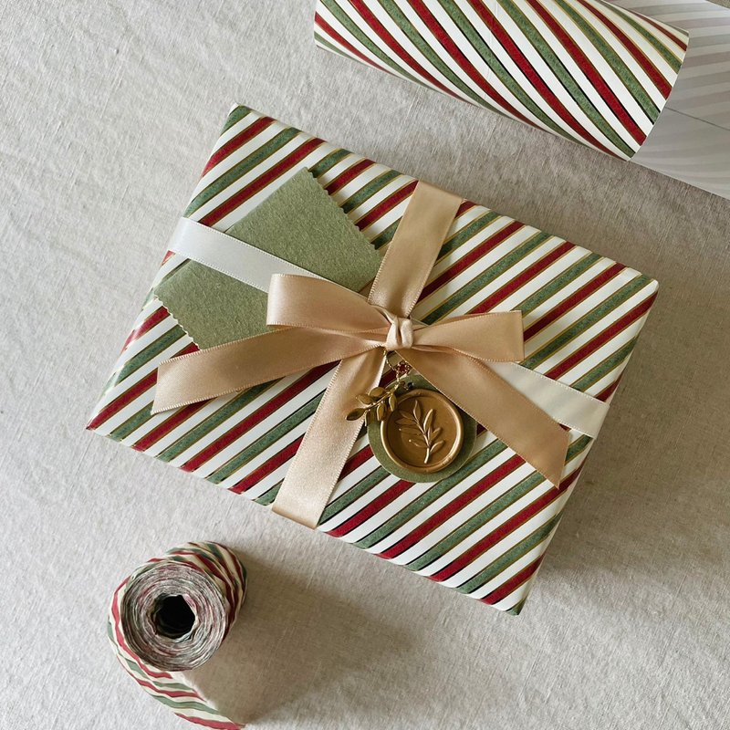 【加購聖誕包裝】僅供杯墊及方巾系列商品使用 - 包裝材料/包裝紙 - 紙 多色