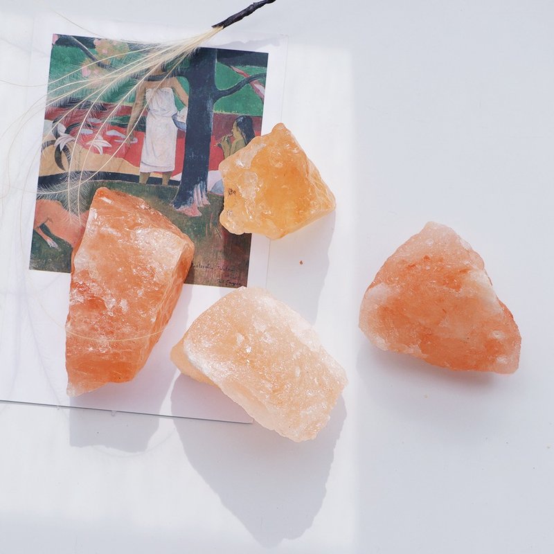 玫瑰沐浴鹽塊 1kg I 淨化身體、除穢避邪 - 其他 - 其他材質 粉紅色
