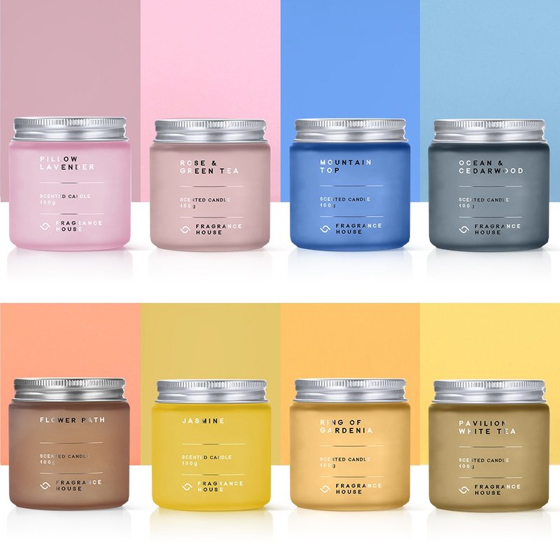 Mini Scented Poured Candle 100g | 32 scents fragrance of your choice | Gift - เทียน/เชิงเทียน - แก้ว 