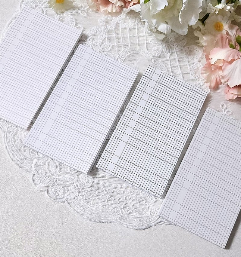 Grid Chop Paper - 貼紙 - 紙 