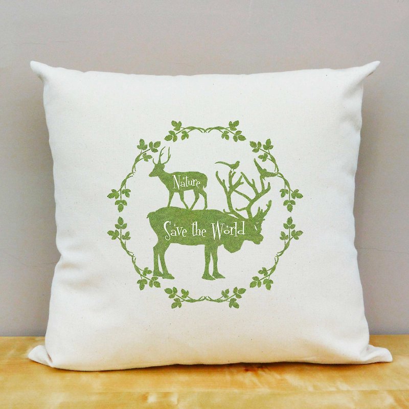 Nature cotton canvas pillow - Pillows & Cushions - Cotton & Hemp 