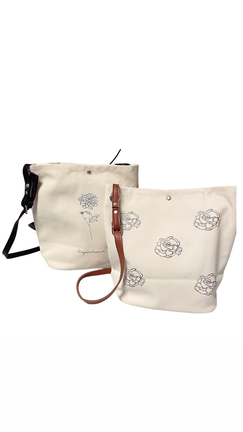 Originally designed crossbody bag - Messenger Bags & Sling Bags - Cotton & Hemp White