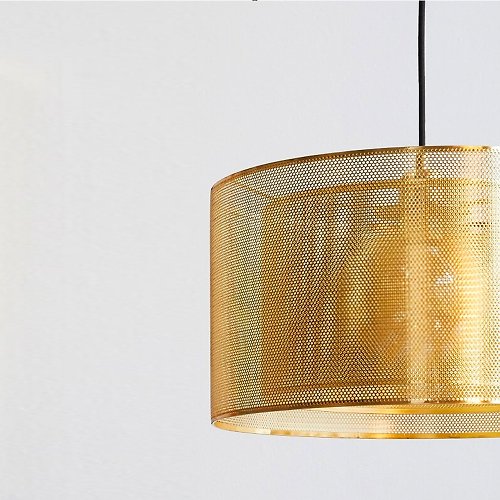 Hübsch Taiwan 【Hübsch】－990727 現代感黃銅網狀造型吊燈 餐桌燈