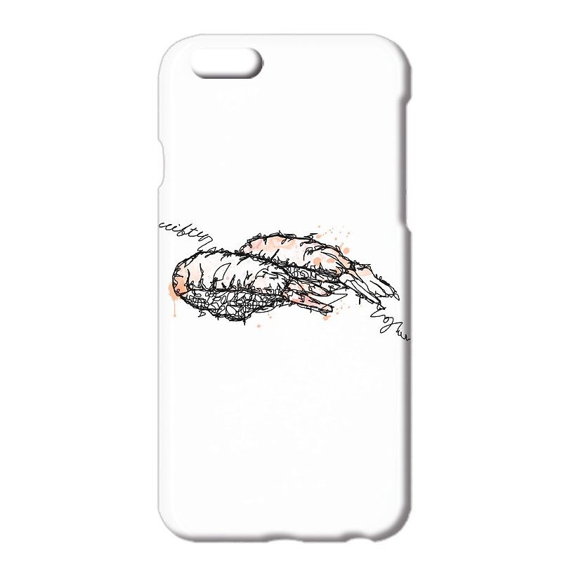 iPhone case / Sushi ebi - เคส/ซองมือถือ - พลาสติก ขาว