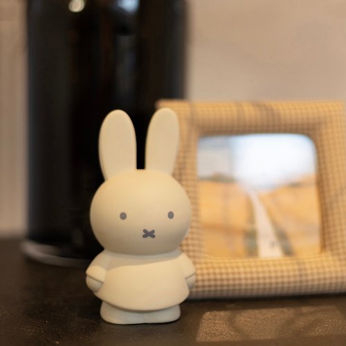 ATELIER PIERRE 比利時設計 Miffy 米菲兔莫蘭迪色系款公仔存錢筒-小號 大地色