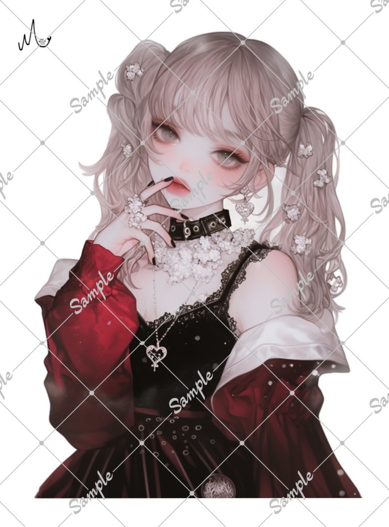 オリジナル人物ステッカー - 貼紙 - 紙 