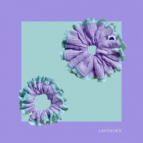 Twenty-one Celsius Lavender - Cupcake Scrunchies