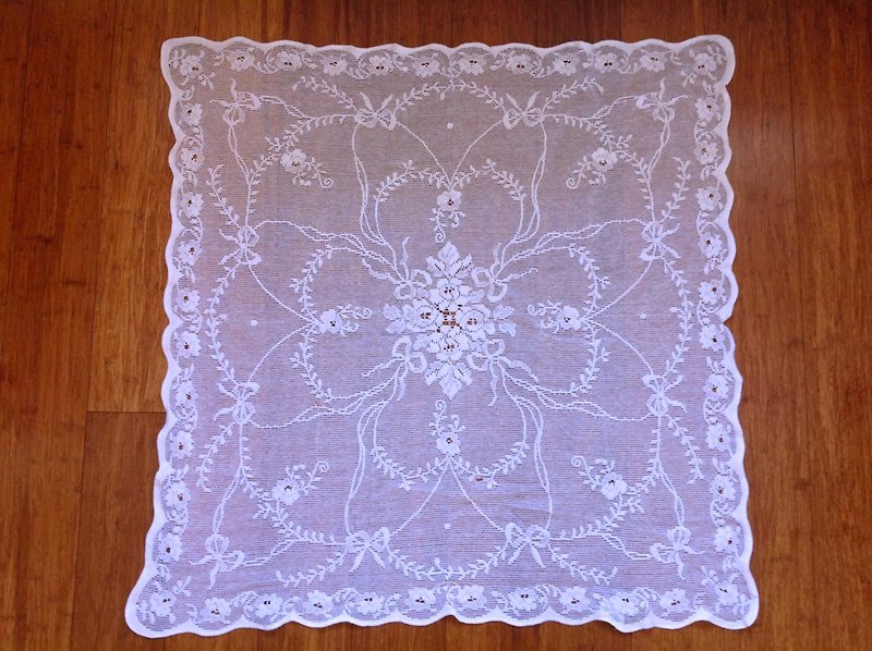 Anne crazy antiquities designated buyer subscript bow flower lace tablecloth - อื่นๆ - ผ้าฝ้าย/ผ้าลินิน 