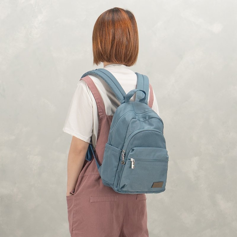 J II 後背包-多隔層防潑水後背包-6390-4-多色任選 - 後背包/背包/書包 - 尼龍 藍色