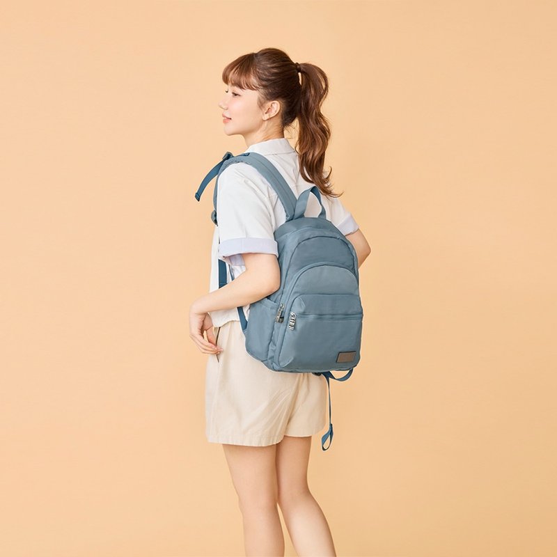 J II 後背包-多隔層防潑水後背包-6390-4-多色任選 - 後背包/背包/書包 - 尼龍 藍色