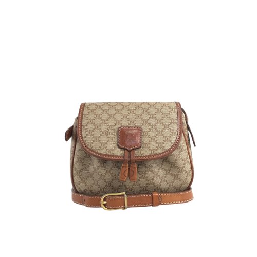 日本直送 名牌中古包 】CELINE セリーヌ マカダム ショルダー 日本直送 名牌中古包 】CELINE セリーヌ マカダム ショルダー