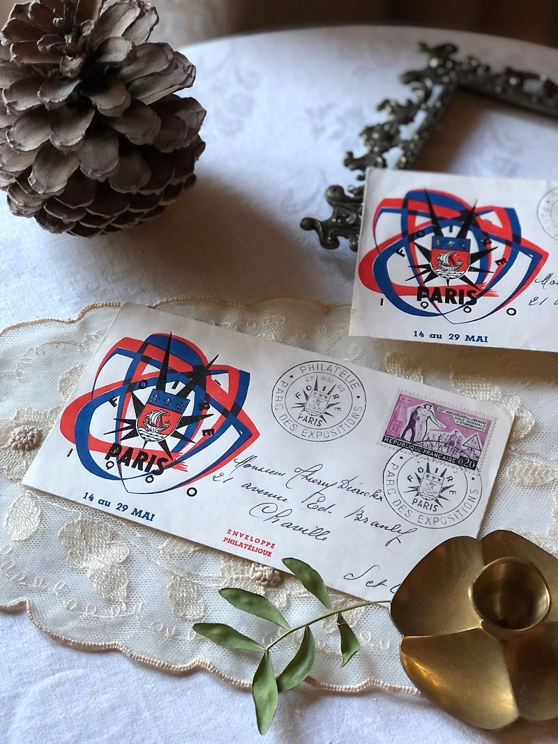 紙 信封/信紙 - 1960 巴黎博覽會紀念信封