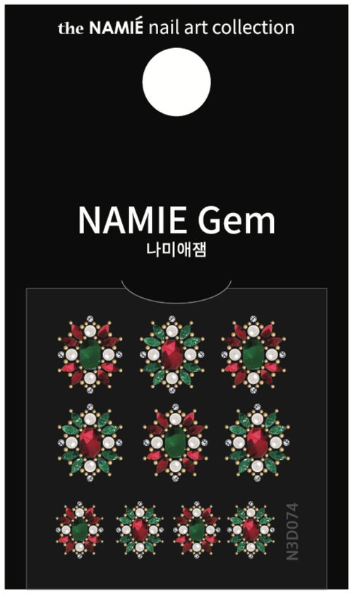 the NAMIE 【聖誕節】【專業用】NAMIE Gem 美甲裝飾藝術貼紙 3D 074