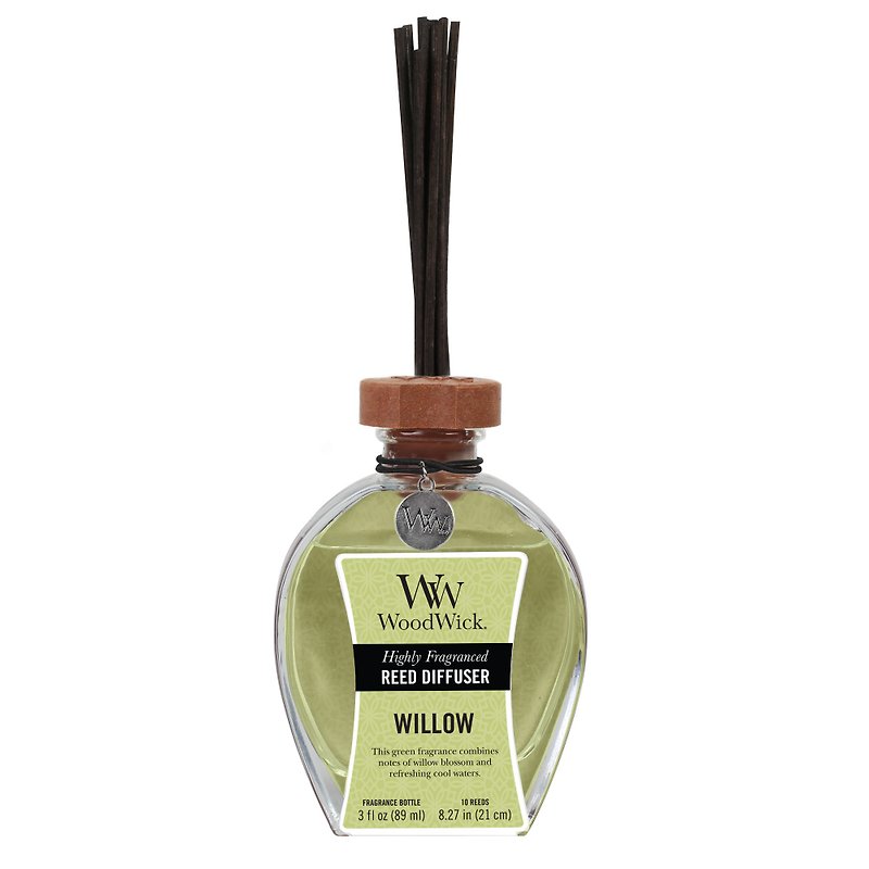 3oz. Reed diffuser (willow oakmoss) fresh and cool willow fragrance birthday lover gift - Fragrances - Other Materials 