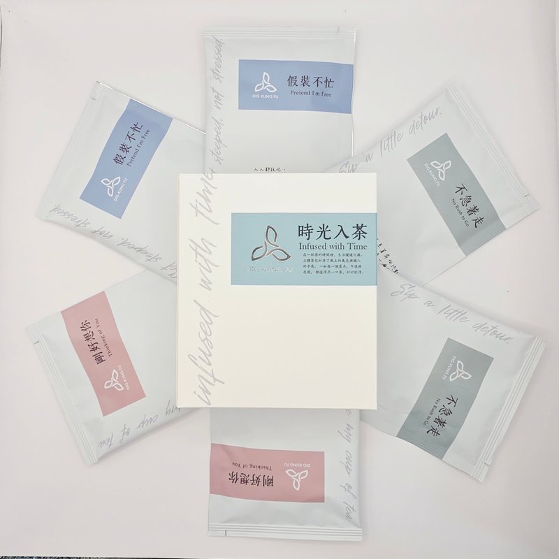 Tea Time Treasures Pyramid Tea Bags - ชา - วัสดุอื่นๆ ขาว