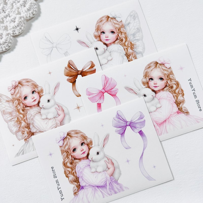 Joy fairy Paper Stickers - 貼紙 - 其他材質 