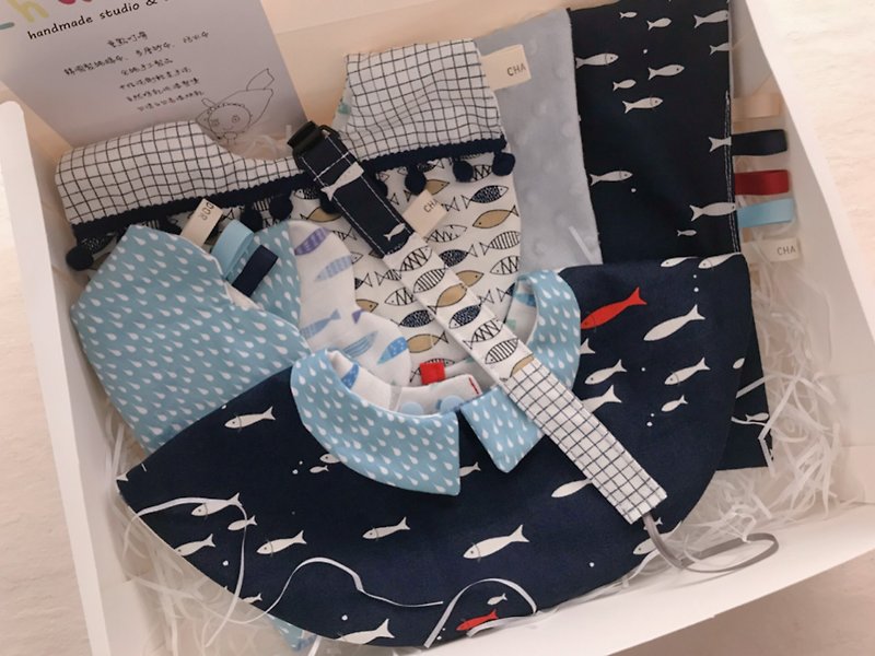 Easy-going Yuyu Miyue Gift Box Handmade 5 Piece Set - Baby Gift Sets - Cotton & Hemp Multicolor