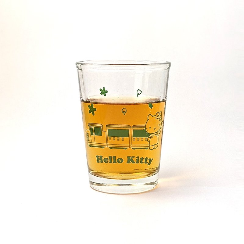 【漫遊台灣 X 三麗鷗】Kitty啤酒杯-阿里山限定+貼紙-平溪放天燈 - 杯子 - 玻璃 