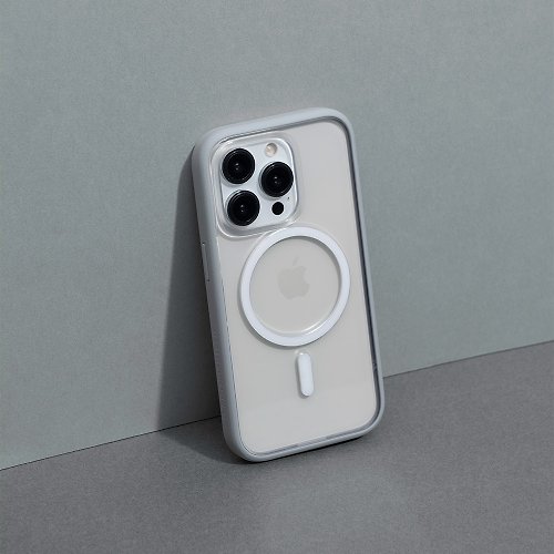 犀牛盾RHINOSHIELD Mod NX(MagSafe兼容)超強磁吸手機殼/淺灰色 for iPhone系列