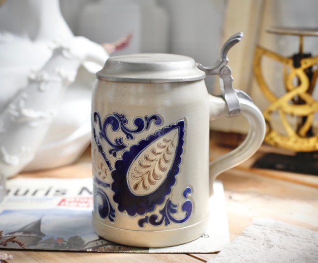 Cobalt Blue Mexican Beer Mug