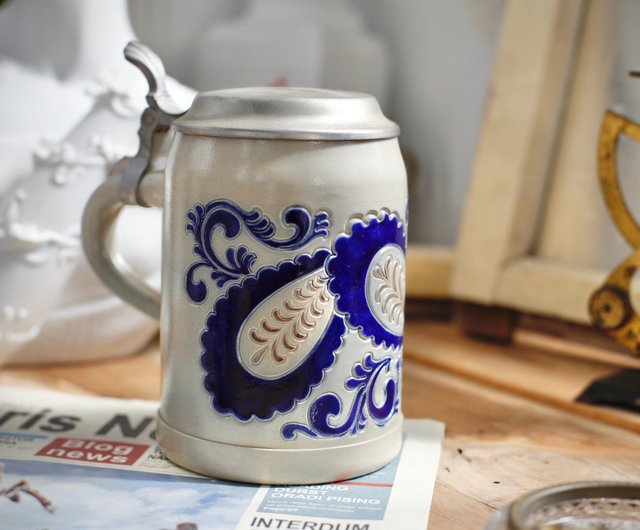 Cobalt Blue Mexican Beer Mug