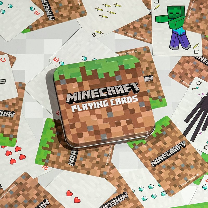 【Minecraft】精美鐵盒撲克牌 - 桌遊/卡牌 - 紙 多色