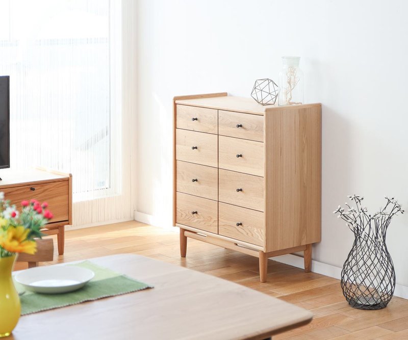 Asahikawa Furniture MUKU Kobo Original Jam Living Chest - ตู้เสื้อผ้า - ไม้ 