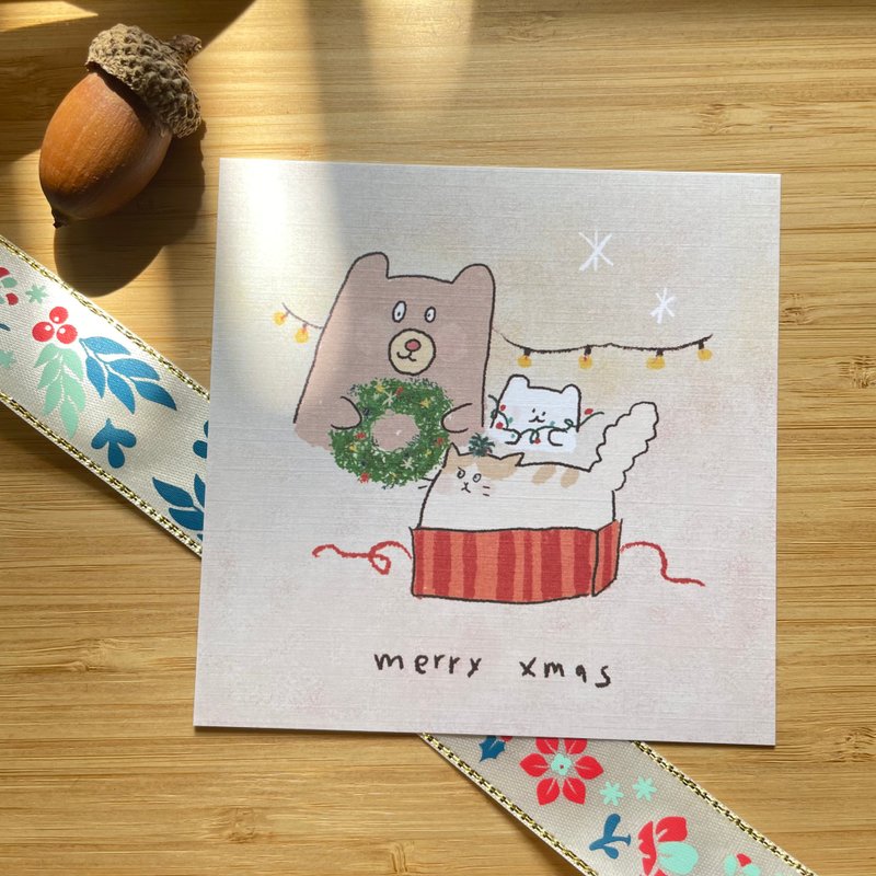 Fried Hair - Christmas Card - การ์ด/โปสการ์ด - กระดาษ หลากหลายสี