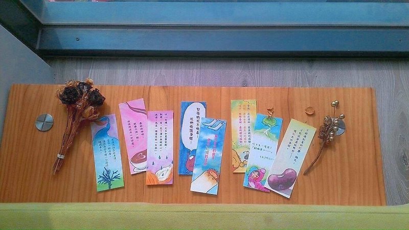 Taiwan small farmers. Hand-painted bookmarks (8 models / group) - Bookmarks - Paper Multicolor