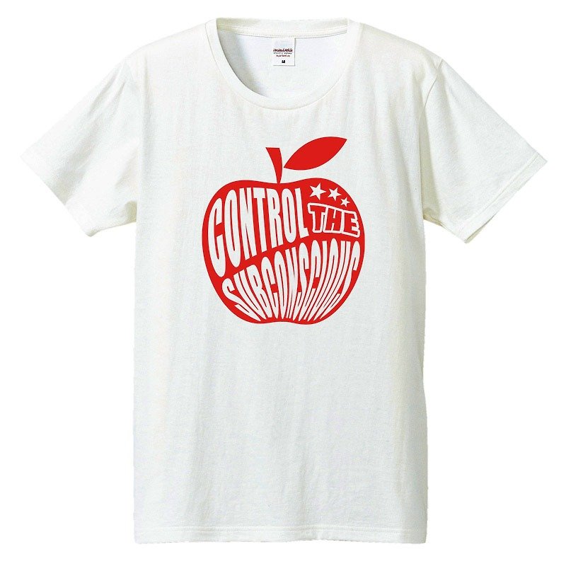 T-shirt / Control the subconscious - Men's T-Shirts & Tops - Cotton & Hemp White