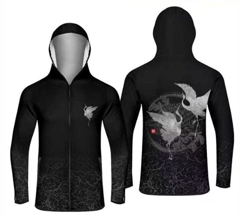 Ice sense breathable fishing suit - เสื้อฮู้ด - วัสดุอื่นๆ สีดำ