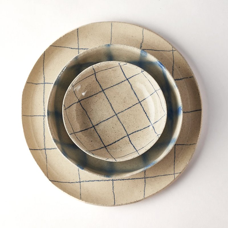 SUPER CERAMICS | 法國小眾品牌 藍色細紋湯碗 - 碗 - 陶 