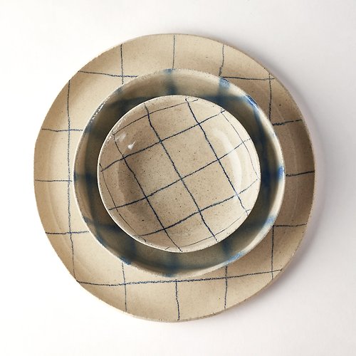Atelier HOMEBODY SUPER CERAMICS | 法國小眾品牌 藍色細紋湯碗