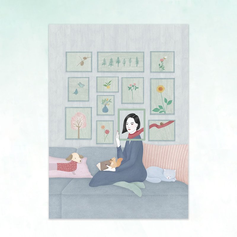 日紀 ⁄ 1月 / 畫卡 - 卡片/明信片 - 紙 多色