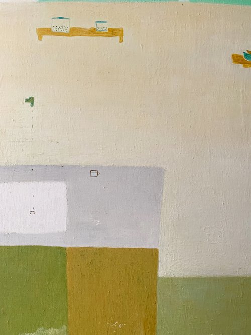 油絵 - 窓の外の風景 - ショップ days-of-painting ポスター・絵