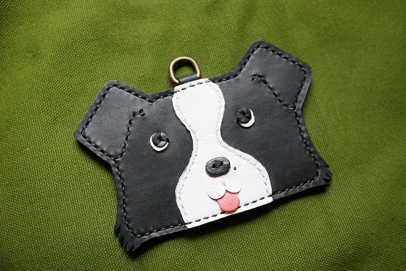 Spring Pig Zoo ID Cover-Full Dog Power (Dog Style) - ID & Badge Holders - Genuine Leather Multicolor