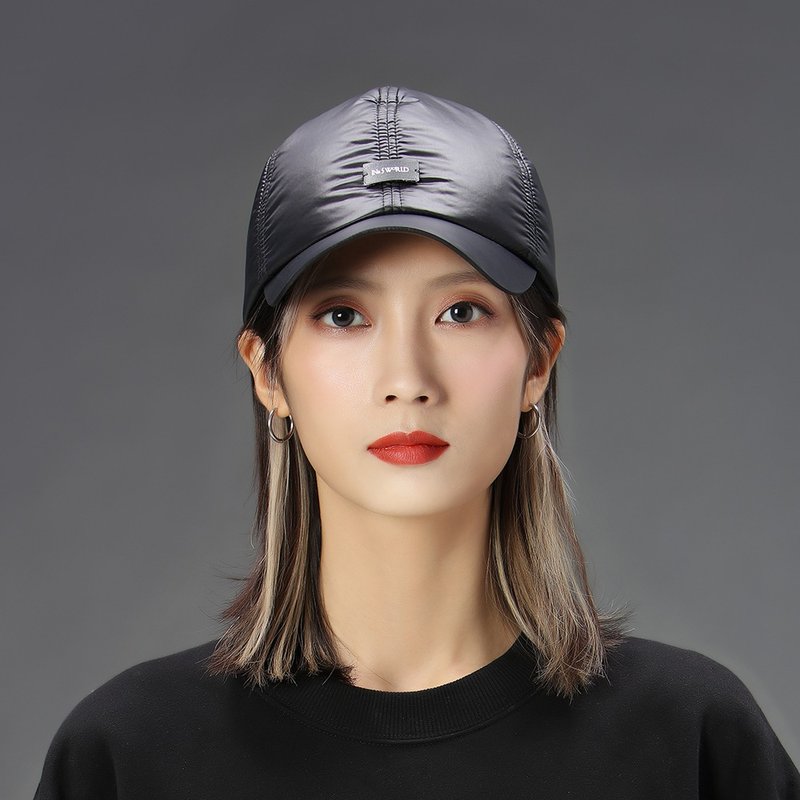 50% Off [ISW] Street Style Knitted Patchwork Baseball Cap - Hats & Caps - Cotton & Hemp Black