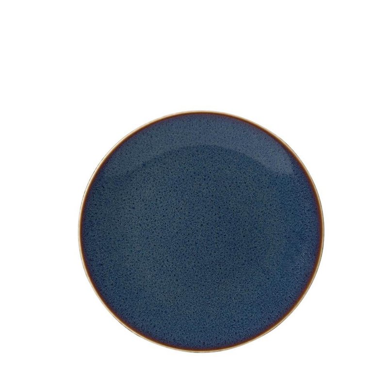 Art Glaze藝術彩釉系列-25.5CM餐盤-黛紫 - 盤子/餐盤 - 瓷 紫色