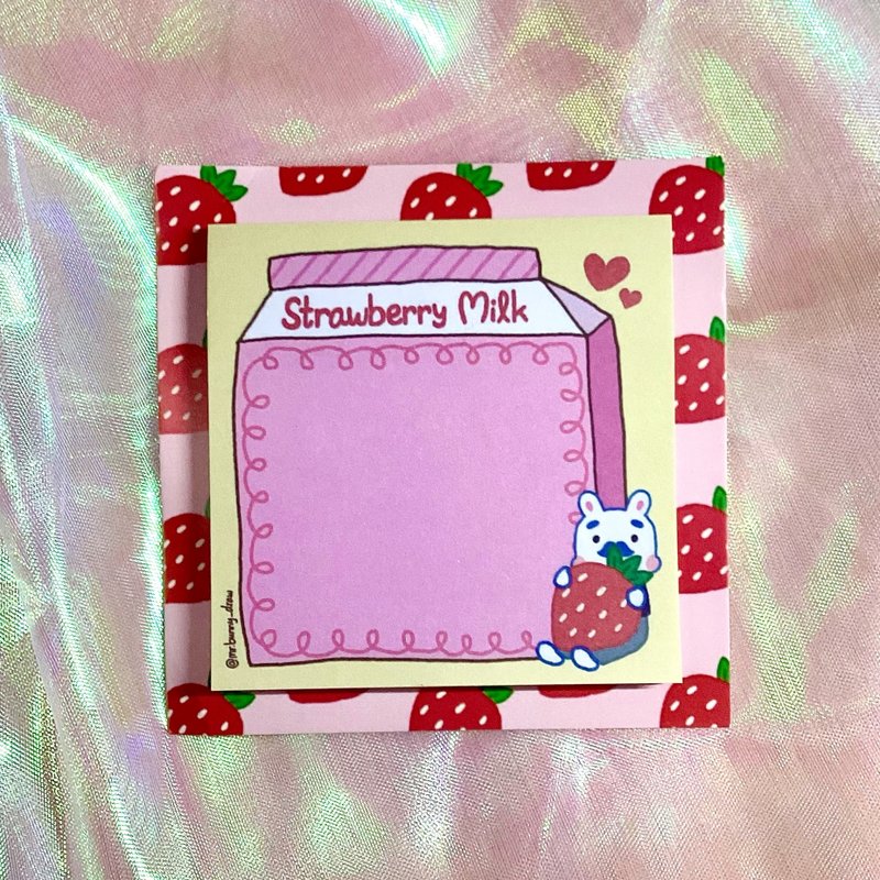 Strawberry Series Memo Paper - Sticky Notes & Notepads - Paper 