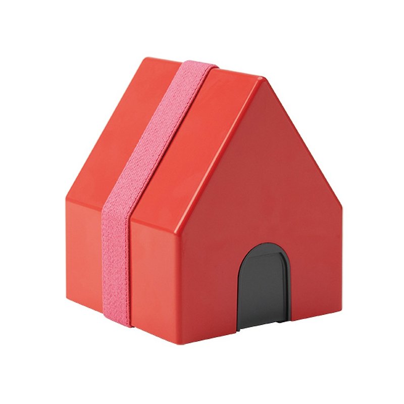 三好製作所 BENTO STORE小房子系列飯團餐盒 紅 - 便當盒/食物袋 - 塑膠 紅色